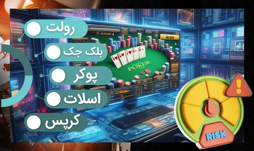 بازی های کازینویی پر ریسک