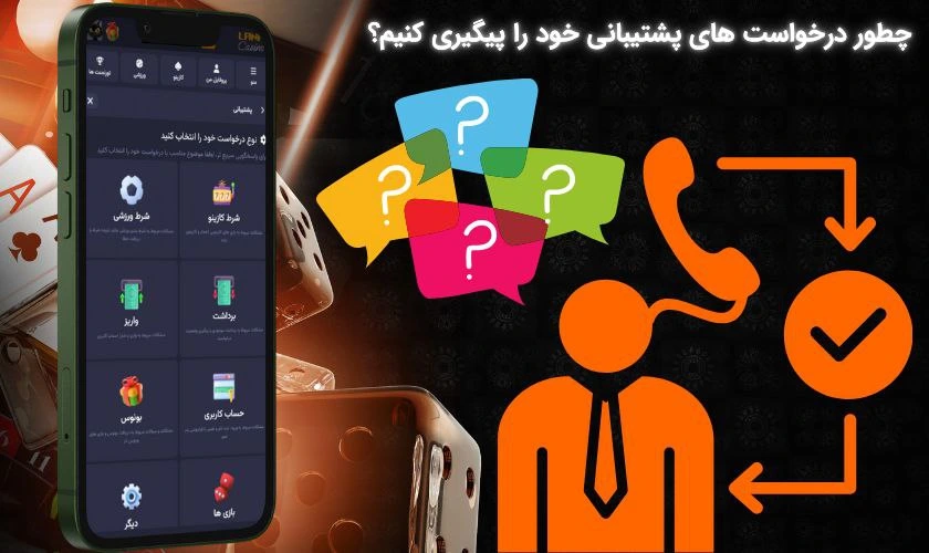 نحوه عملکرد پشتیبانی لانا کازینو