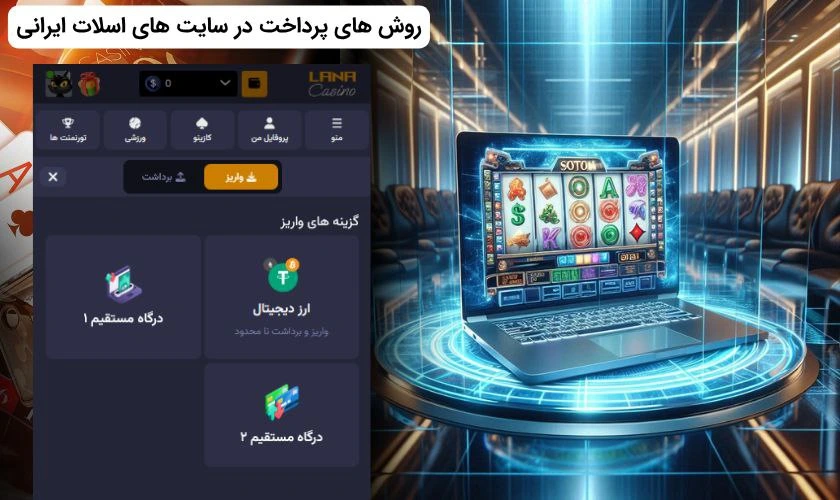 پرداخت در سایت اسلات