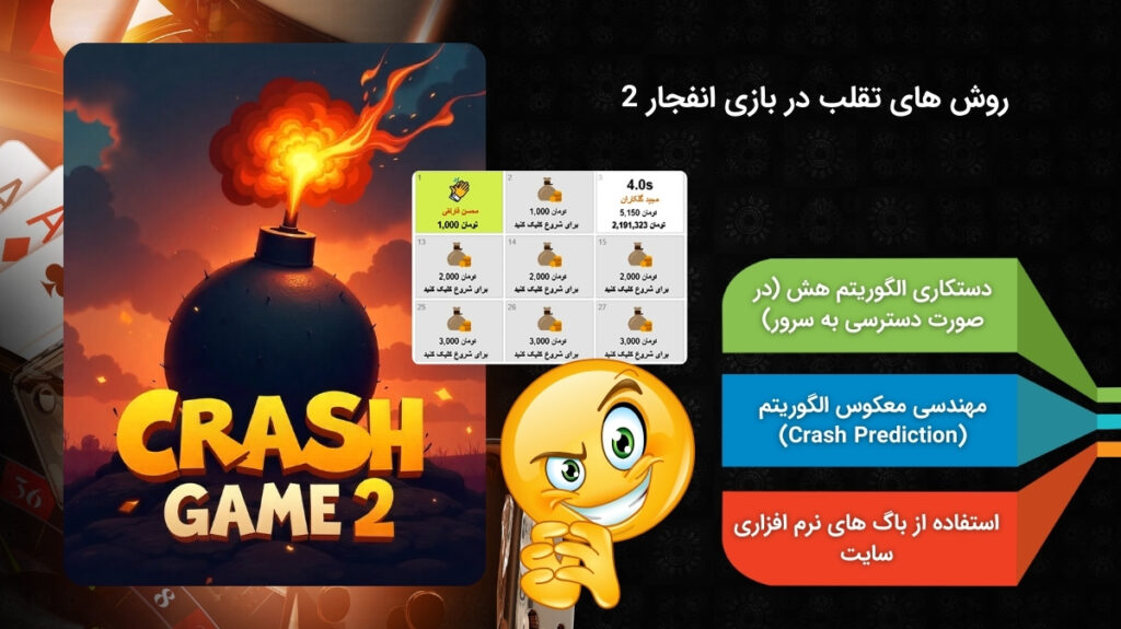 در بازی انفجار 2 
چگونه تقلب کنیم؟